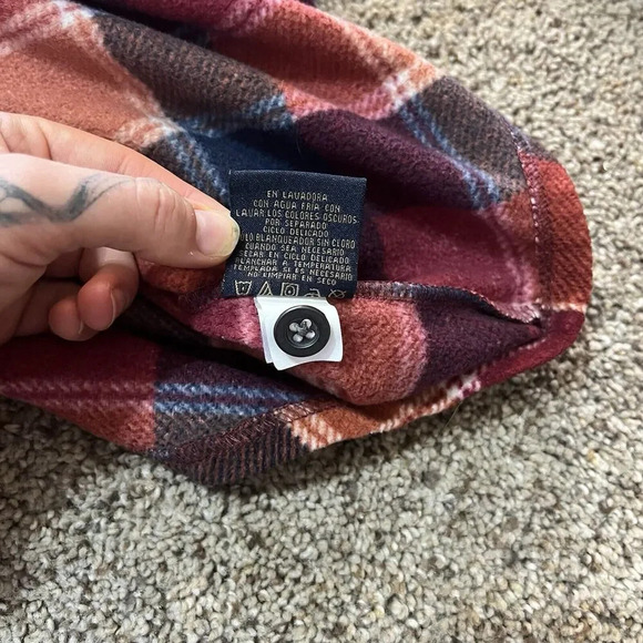 Freedom Foundry Mens Red Plaid Fleece Buffalo Flannel Button Up Shirt 2XL XXL - Picture 8 of 13
